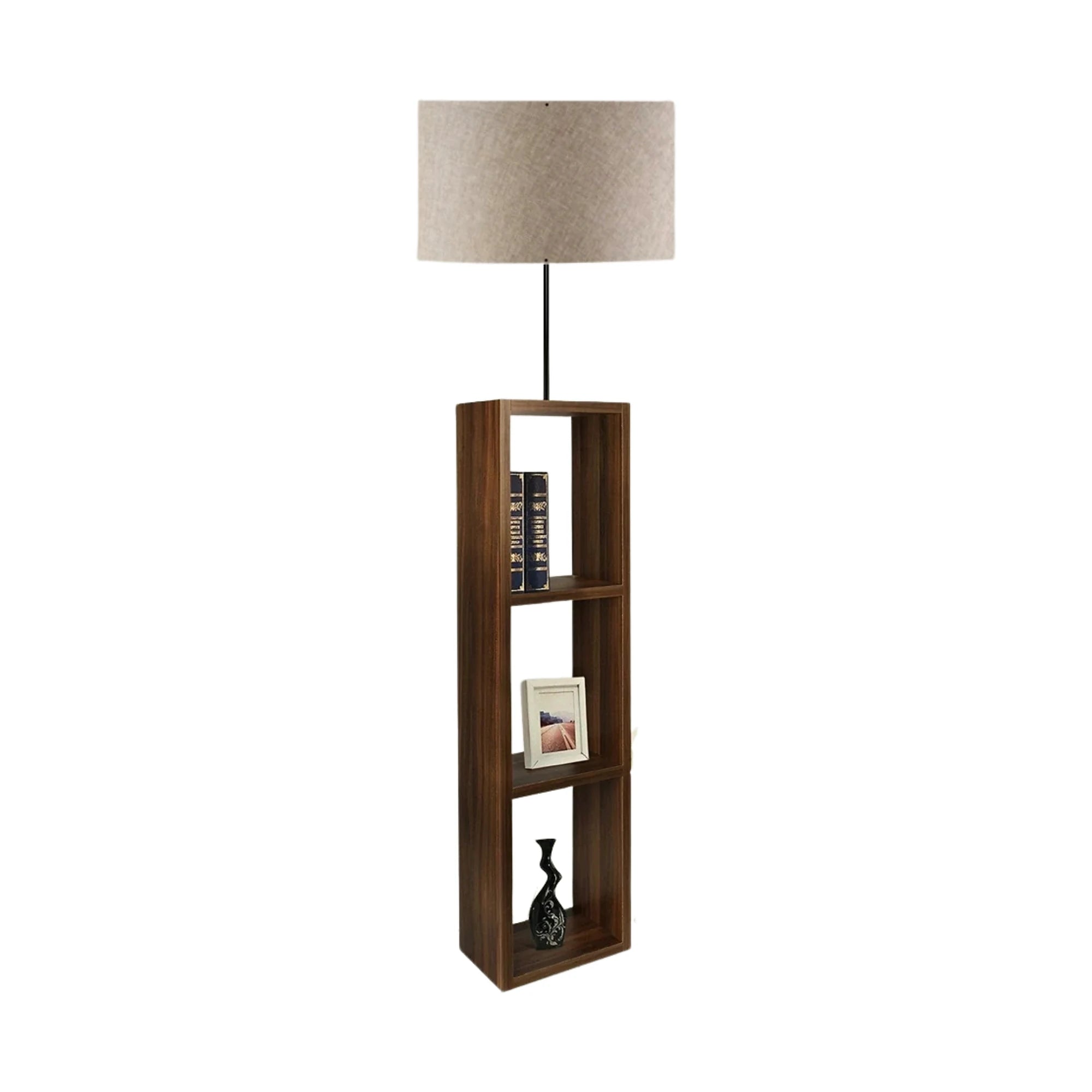 Lampadar AYD-2817, bej/nuc inchis, 38x150 cm