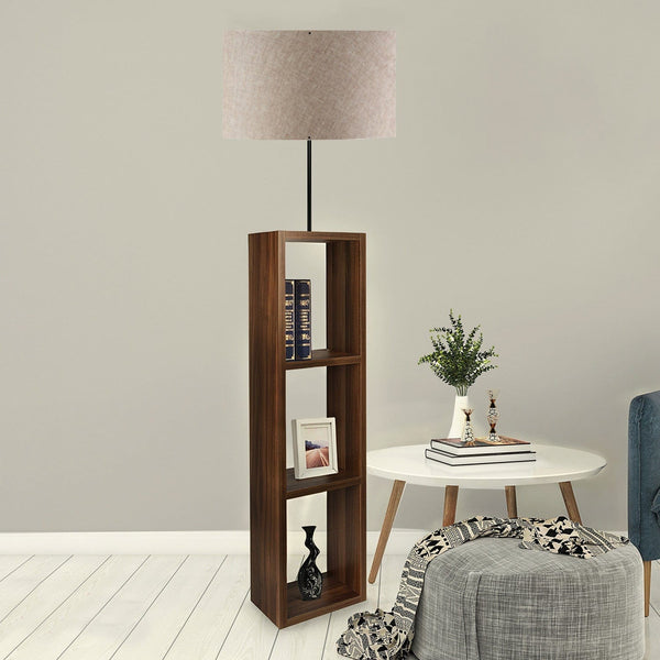 Lampadar AYD-2817, bej/nuc inchis, 38x150 cm