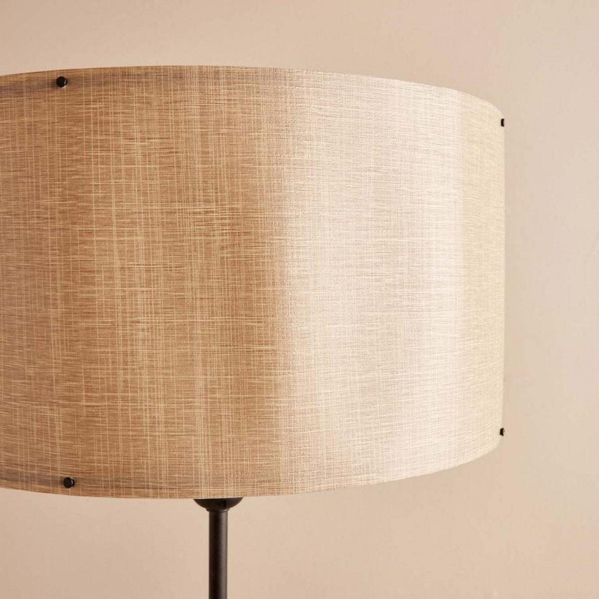 Lampadar AYD-3467, bej/stejar, lemn/material textil, 38x150 cm