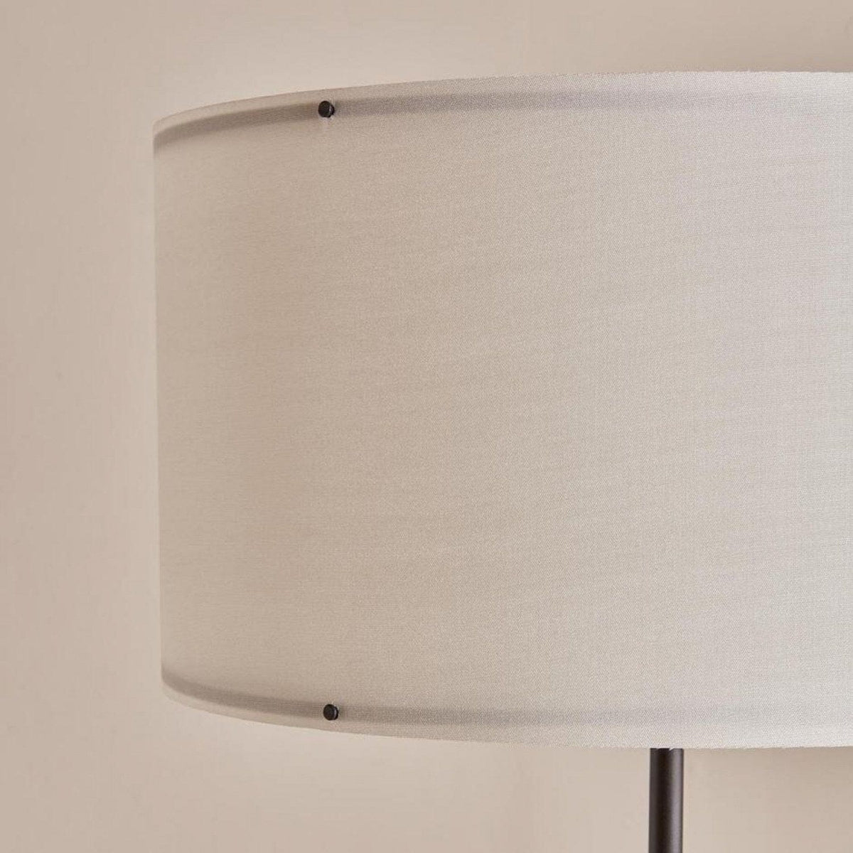Lampadar AYD-3468, crem/stejar, lemn/material textil, 38x150 cm