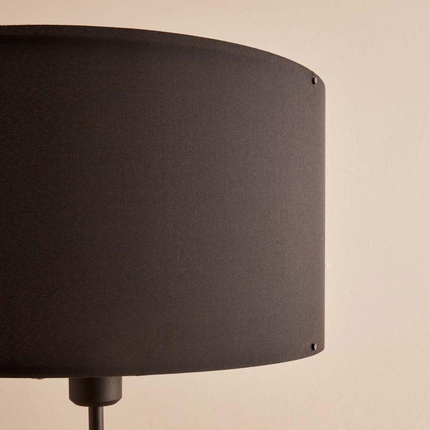 Lampadar AYD-3471, stejar/negru, lemn/material textil, 37x140 cm