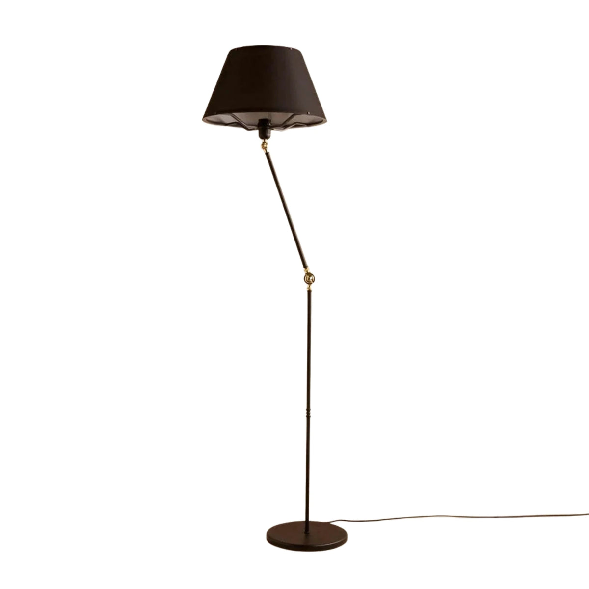 Lampadar AYD-3477, negru, PVC/metal, 38x150 cm