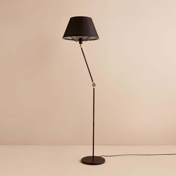 Lampadar AYD-3477, negru, PVC/metal, 38x150 cm