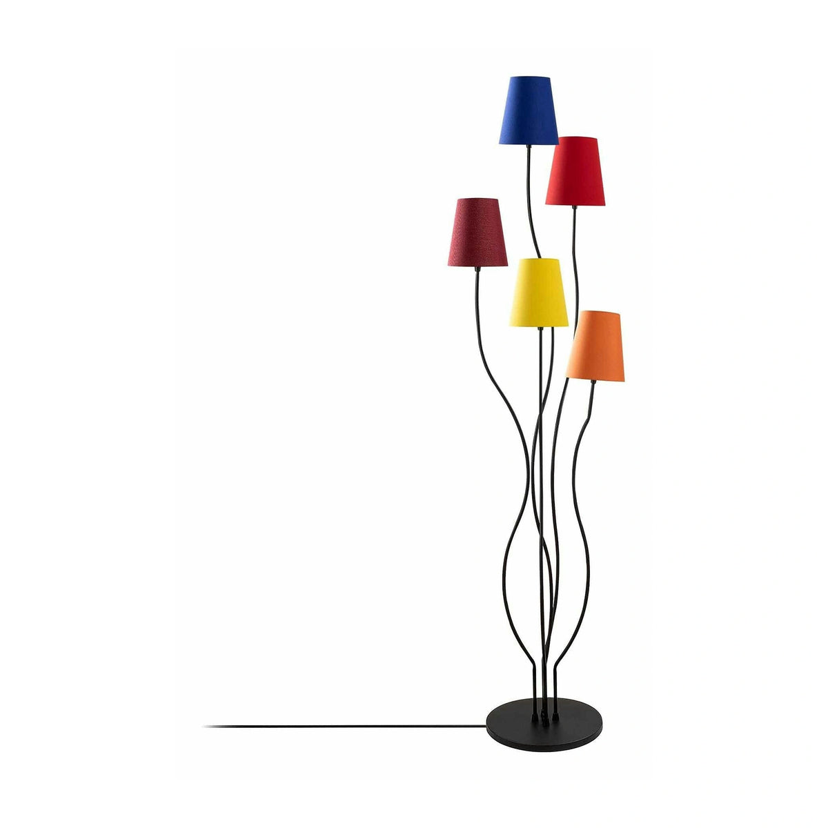 Lampadar BONIBON-13232, multicolor, metal/material textil, 14x160 cm