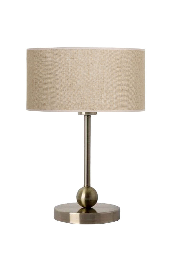 Lampadar ESKITME, bej/bronz, metal/material textil, 40x160 cm
