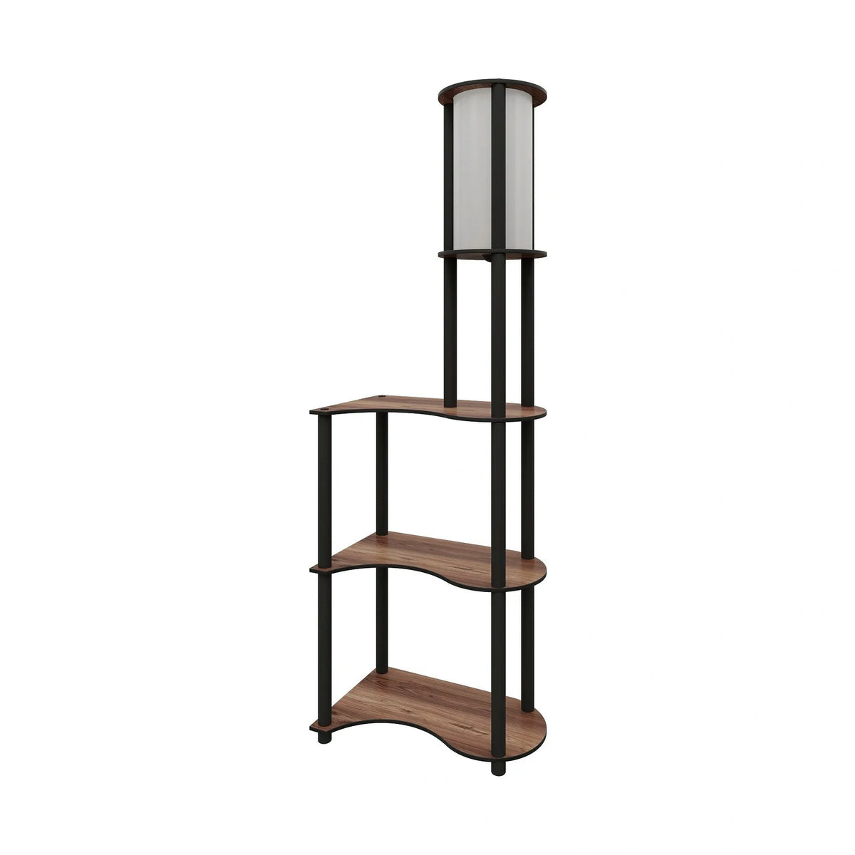 Lampadar KS-11117, nuc, MDF/hârtie,PVC, 50x140 cm