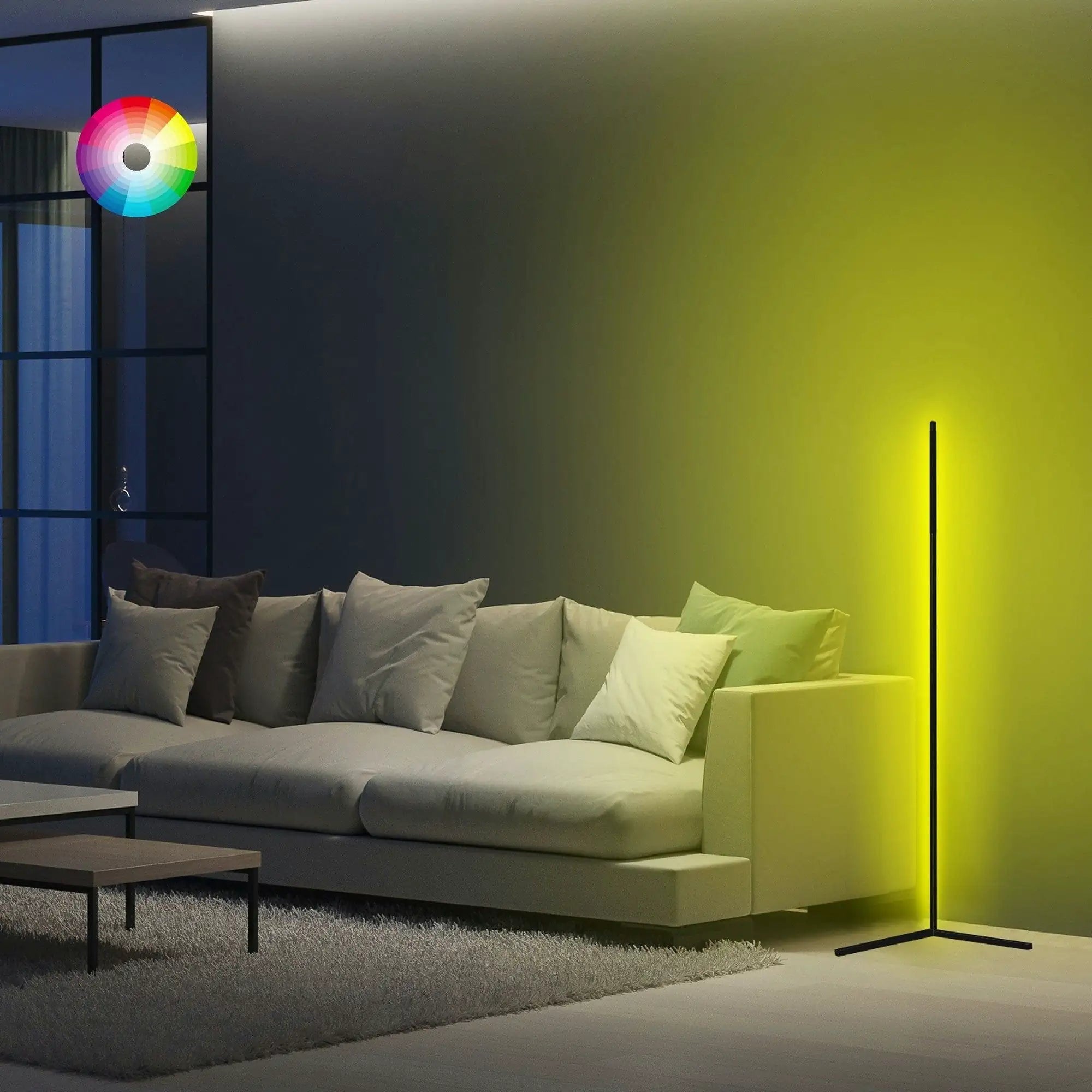 Lampadar LUMOS, gri, metal, 30x120 cm