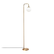 Lampadar VIRAN 10955, auriu, metal/sticlă, 27x146 cm