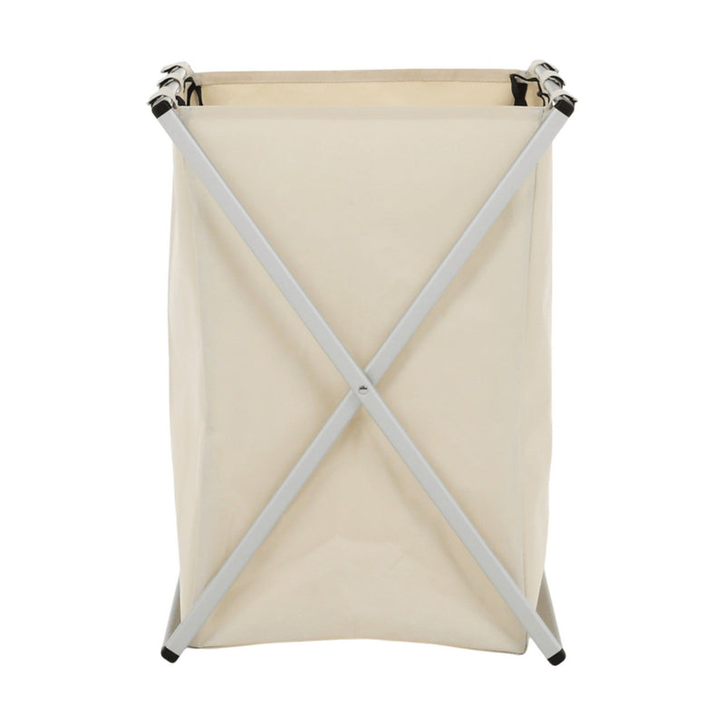 Cos de rufe LAUNDRY NEW TYP 1, bej, material textil/metal, 40x37x58 cm