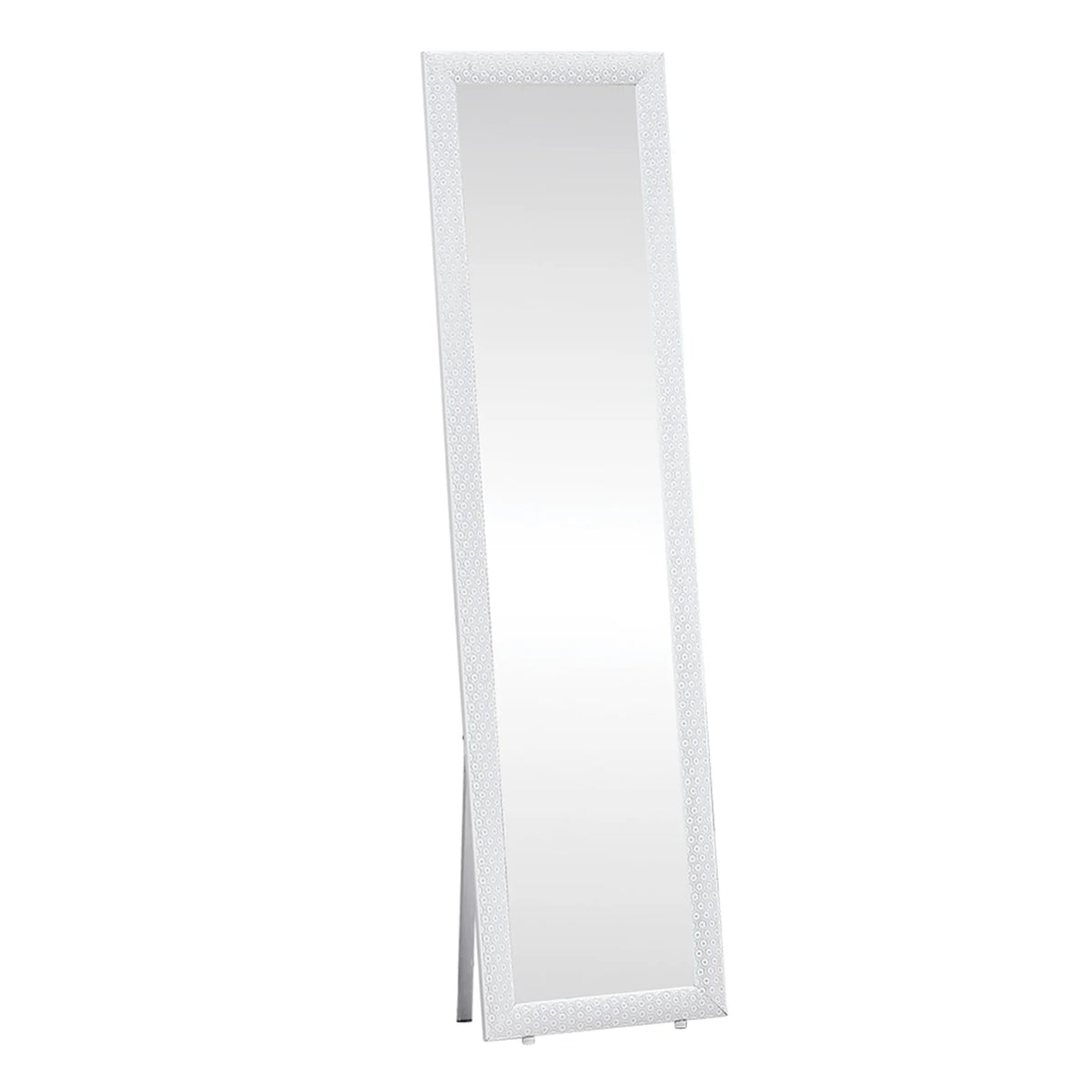 Oglinda LAVAL, alb, metal/lemn, 40x150 cm