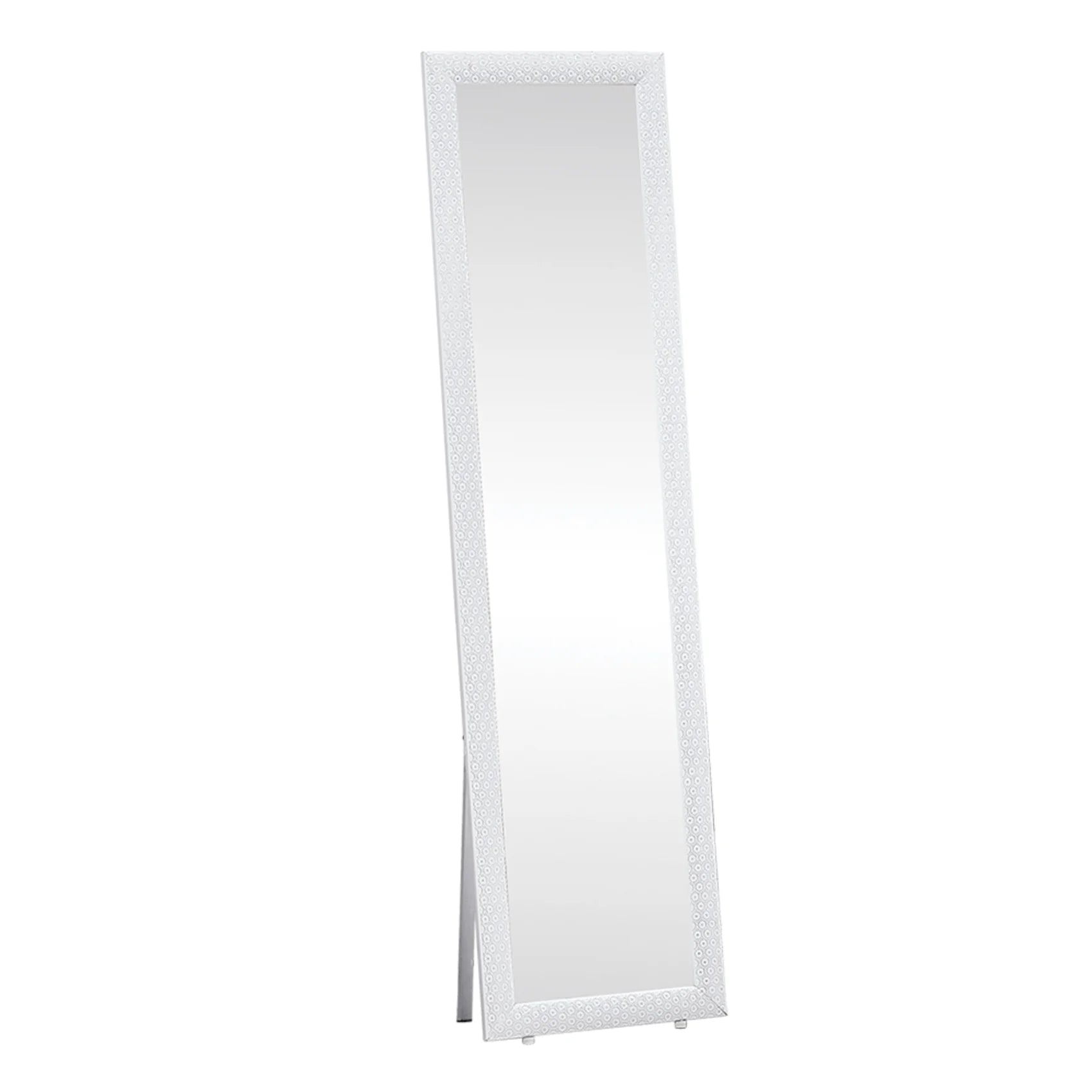 Oglinda LAVAL, alb, metal/lemn, 40x150 cm