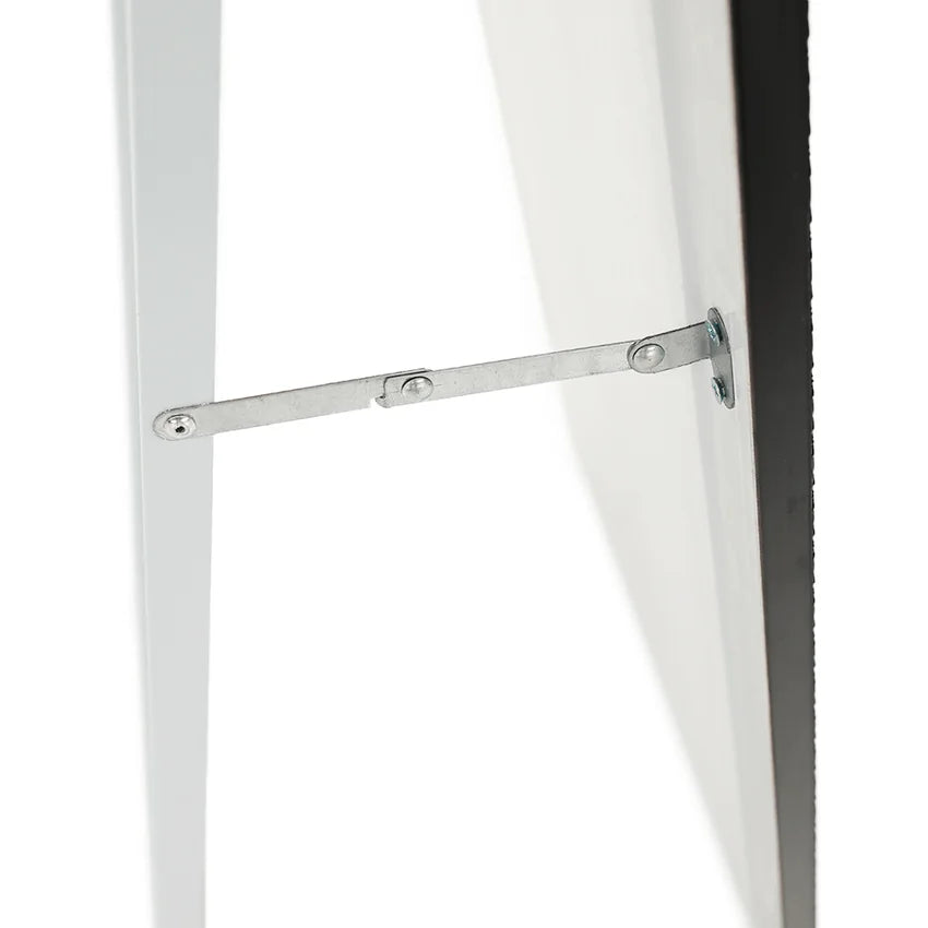Oglinda LAVAL, negru, metal/lemn, 40x150 cm