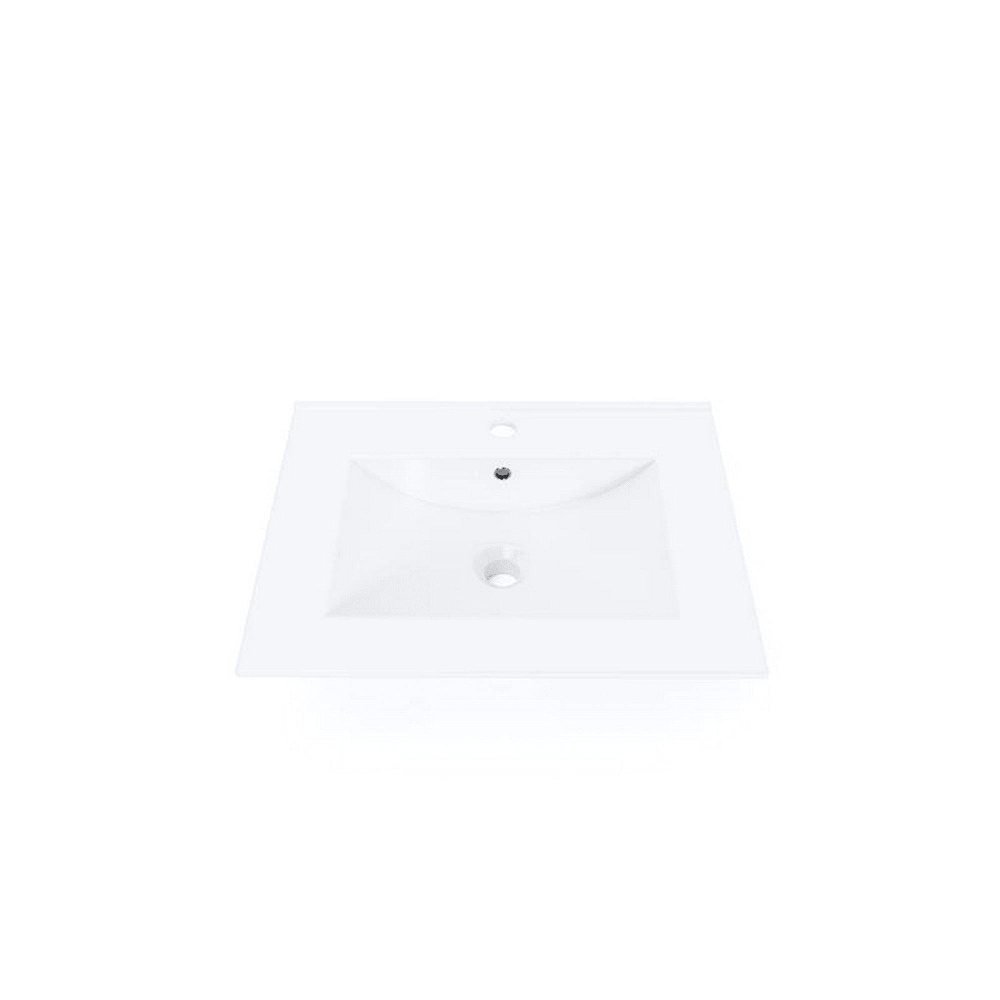 Lavoar PRATO, alb, ceramica, 60x46x17 cm