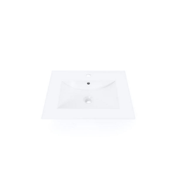 Lavoar PRATO, alb, ceramica, 60x46x17 cm