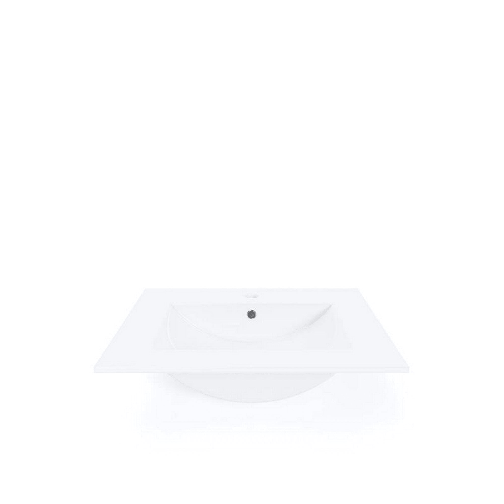 Lavoar PRATO, alb, ceramica, 60x46x17 cm