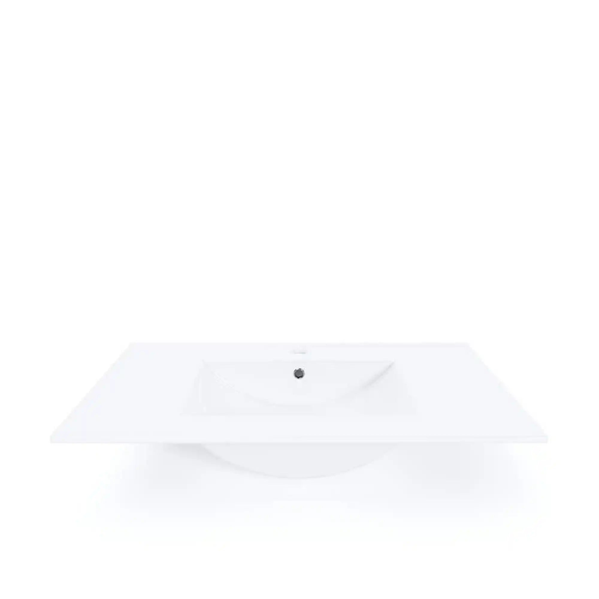 Lavoar PRATO, alb, ceramica, 80x46x17 cm