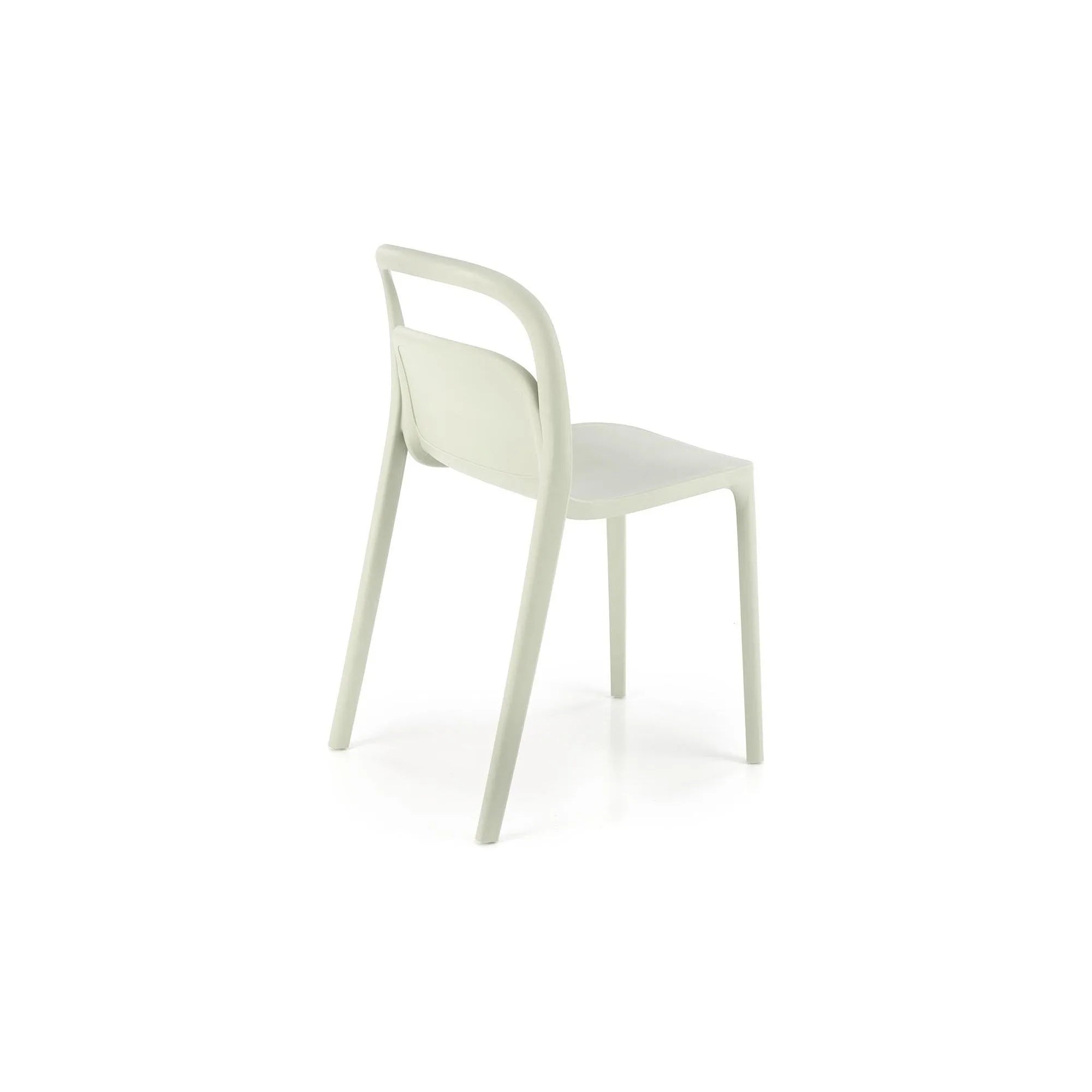 Scaun K490, verde menta, polipropilena, 46x55x80 cm
