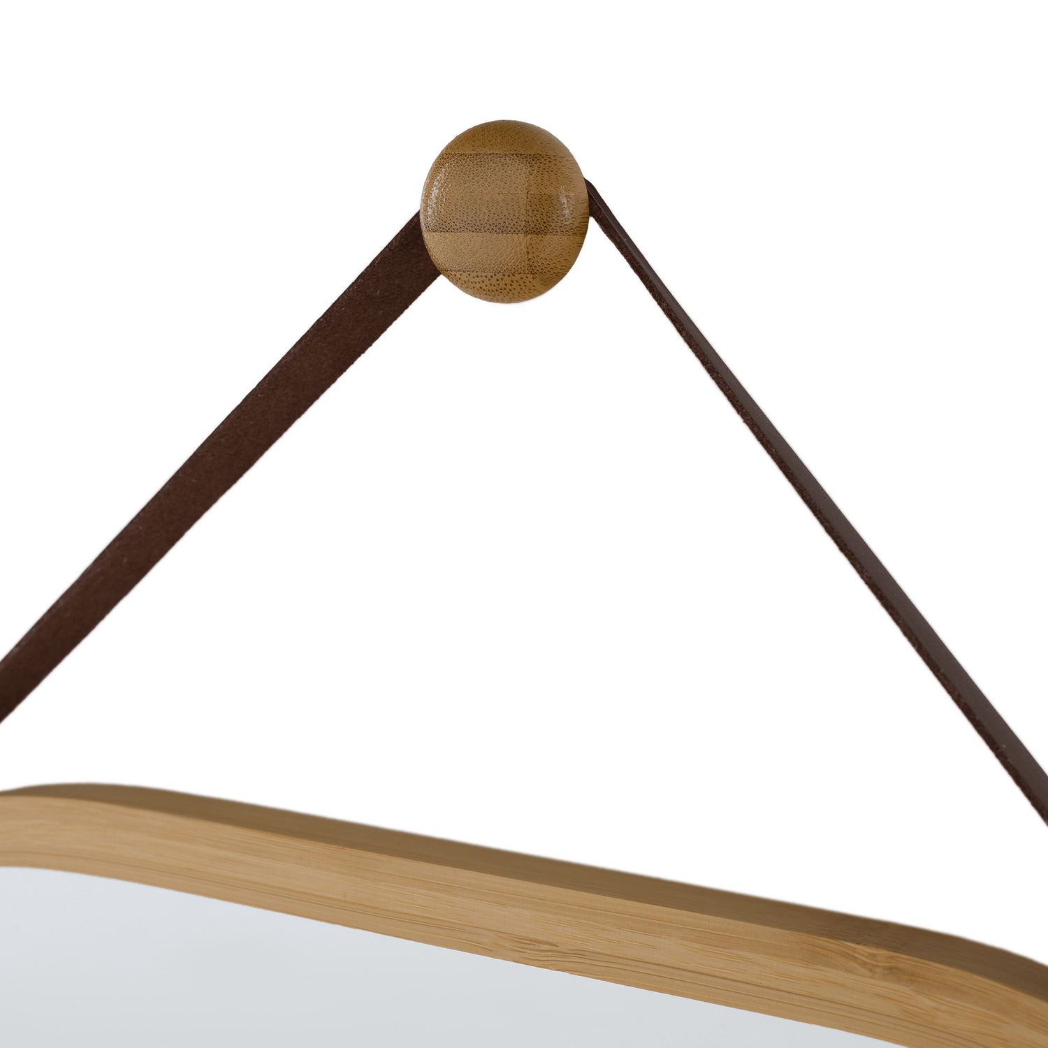 Oglinda LEMI 3+C420, bambus natural, lemn de bambus lacuit, 43x2x76 cm