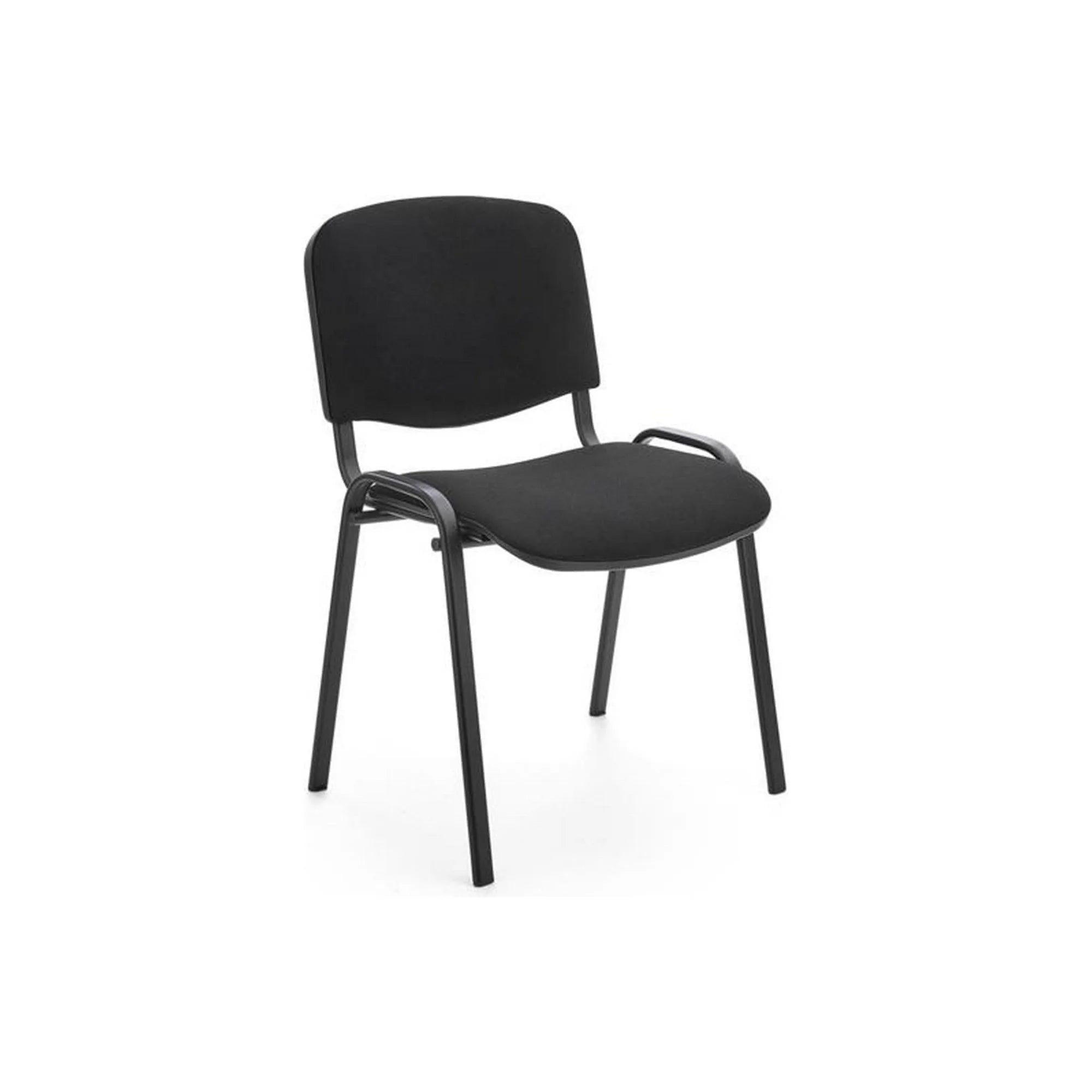 Scaun ISO, negru, stofa, 53x55x82 cm