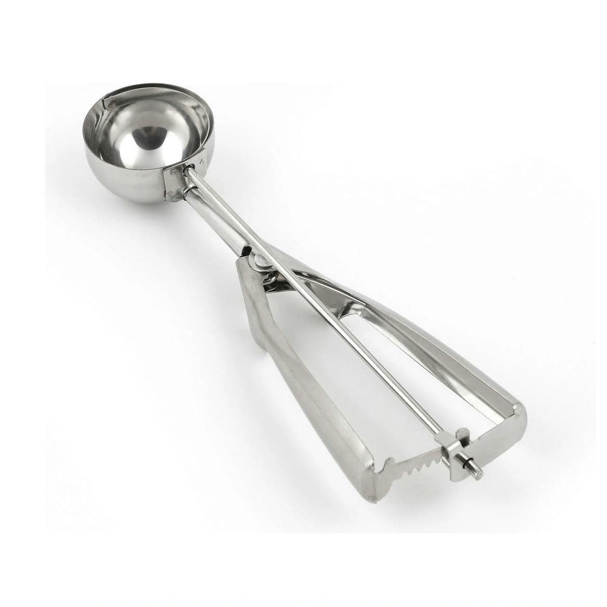 Lingura pentru inghetata C-ZZ-16027, crom, metal, 6x22 cm