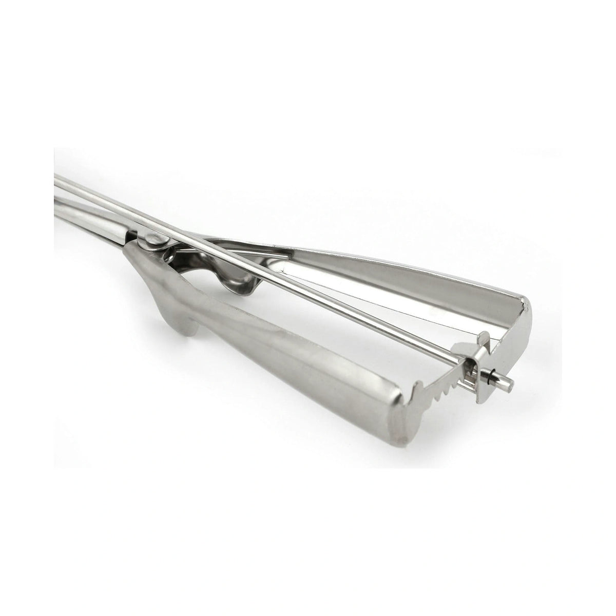 Lingura pentru inghetata C-ZZ-16027, crom, metal, 6x22 cm