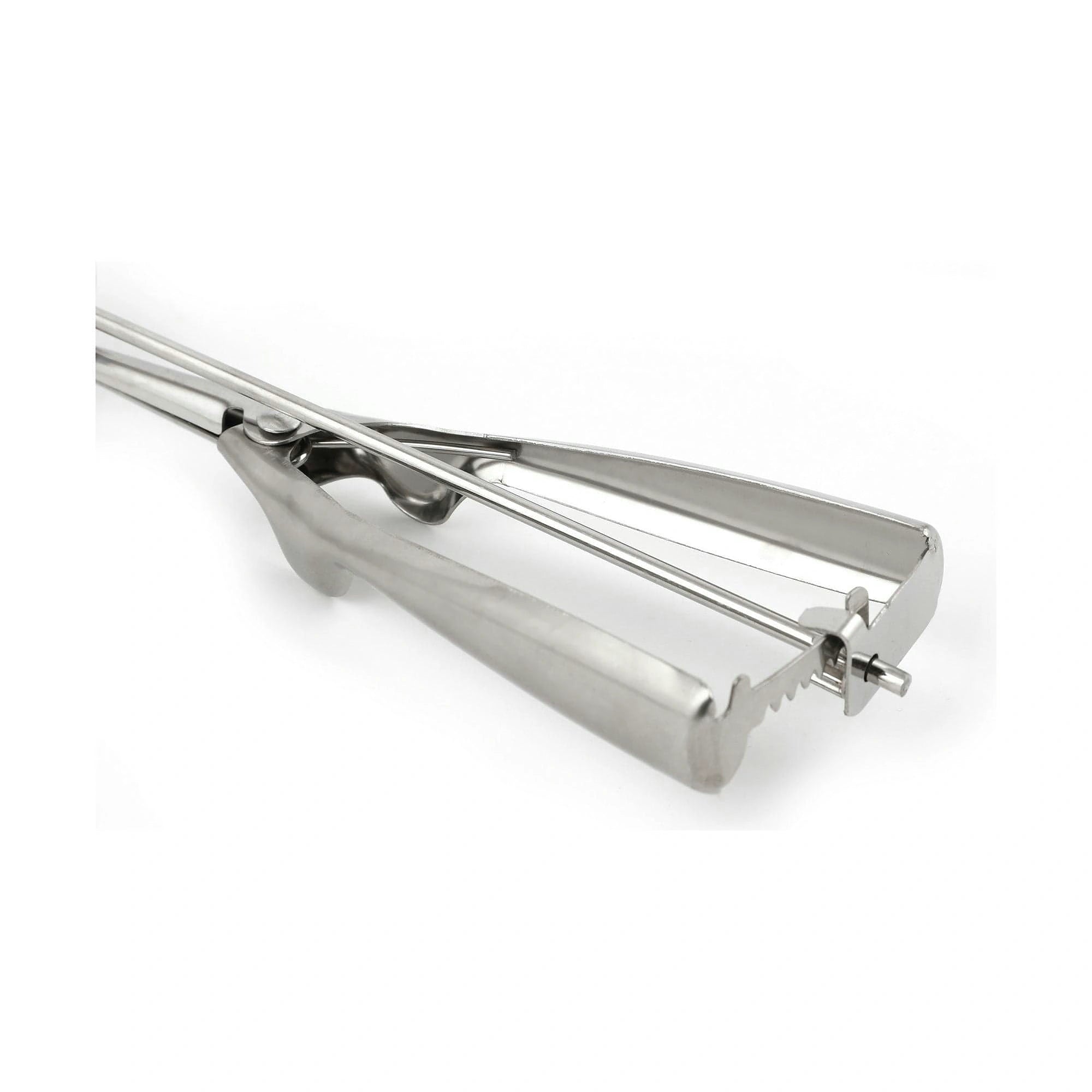 Lingura pentru inghetata C-ZZ-16027, crom, metal, 6x22 cm