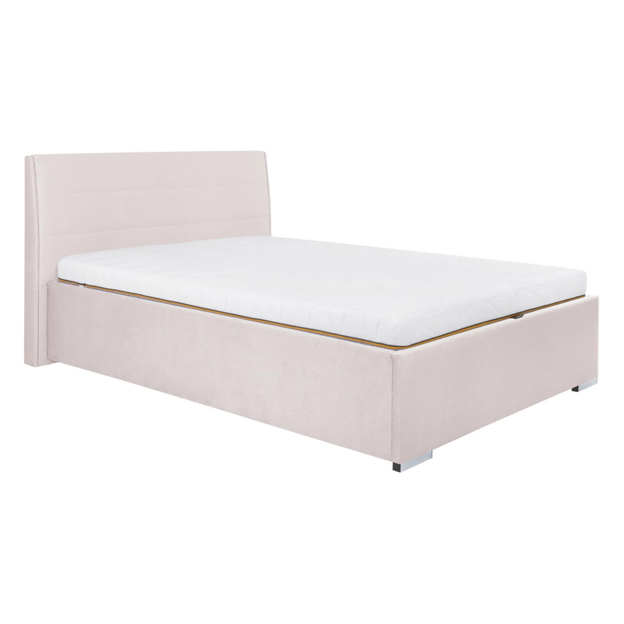 Set dormitor GENT si pat COSALA III 140x200, stejar/bej, dulap cu 3 usi, 2 noptiere si o comoda