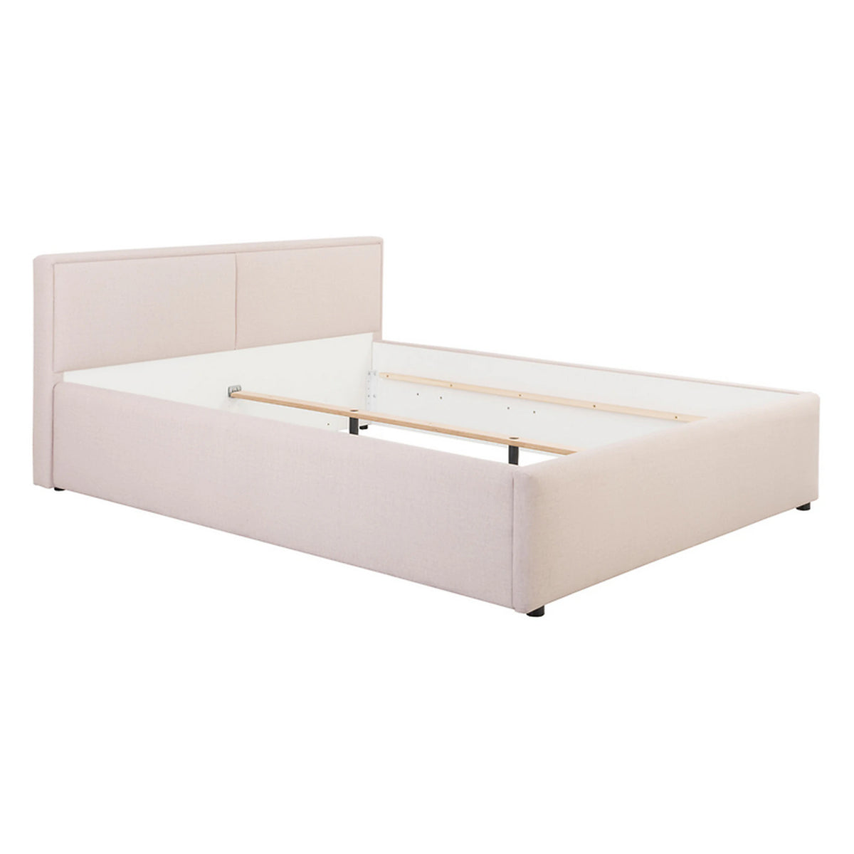 Cadru pat NEDIN 160x200, stofa clasica bej - Maya 03