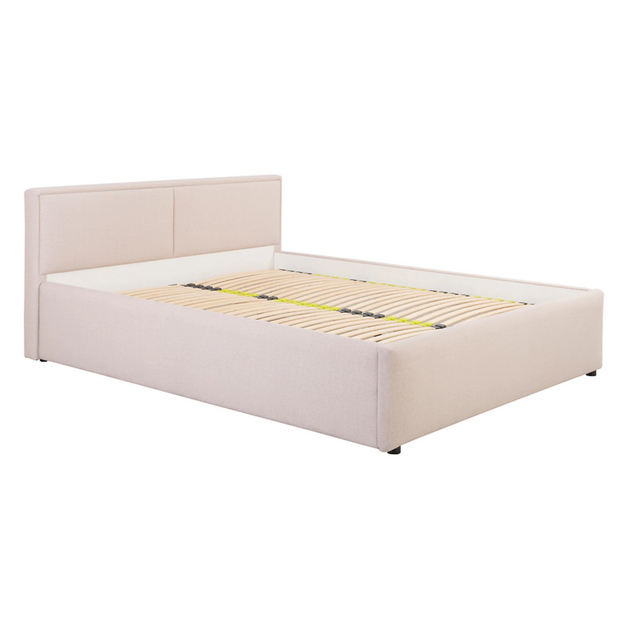 Cadru pat NEDIN 160x200, stofa clasica bej - Maya 03