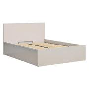 Pat TETRIX 140x200, casmir, PAL, cu somiera si spatiu depozitare