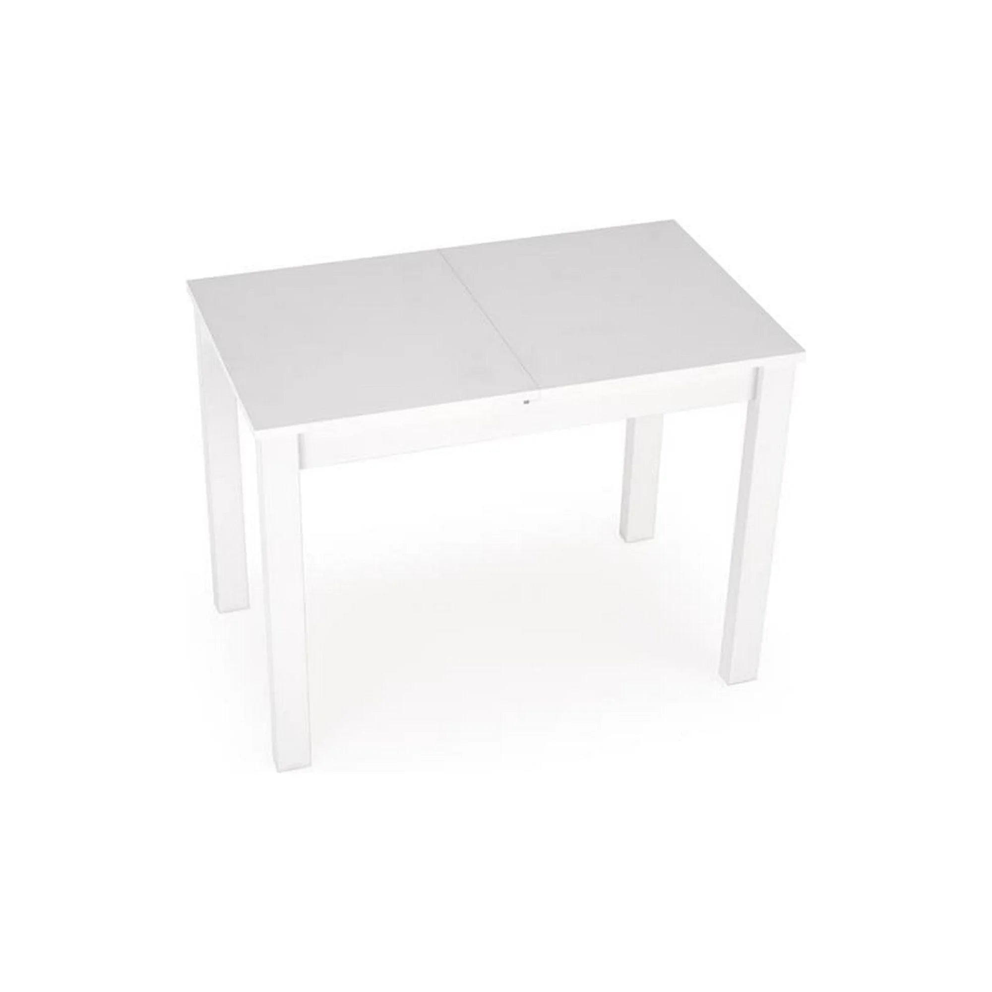 Masa extensibila GINO, alb, PAL furniruit, 100/138x60x75 cm