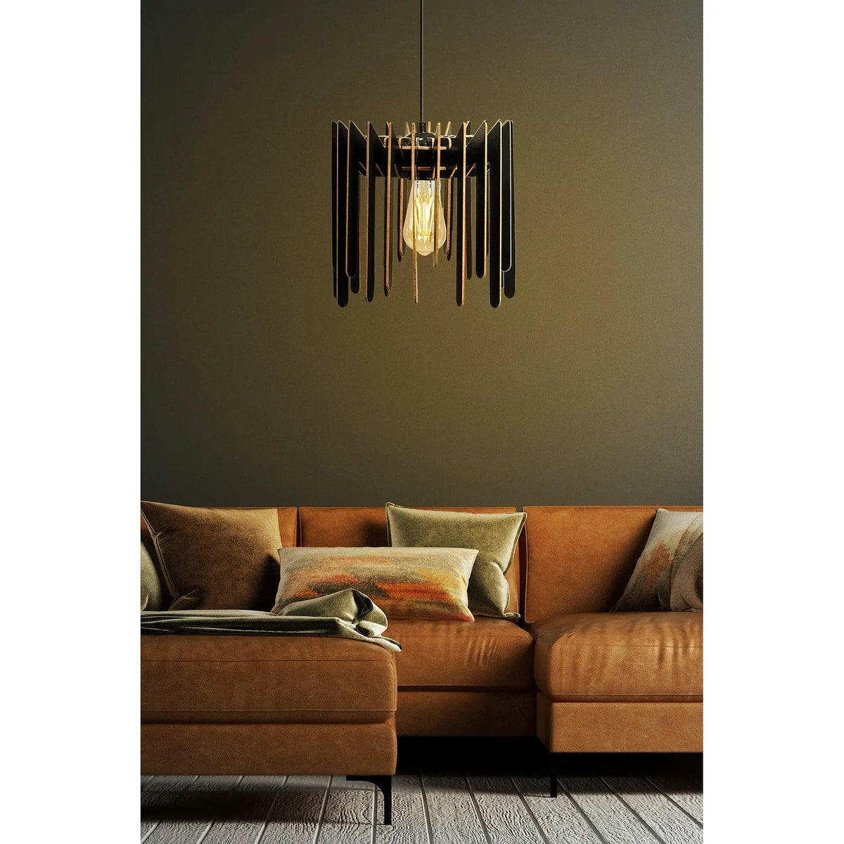 Lustra 152, negru, 30x30x65 cm