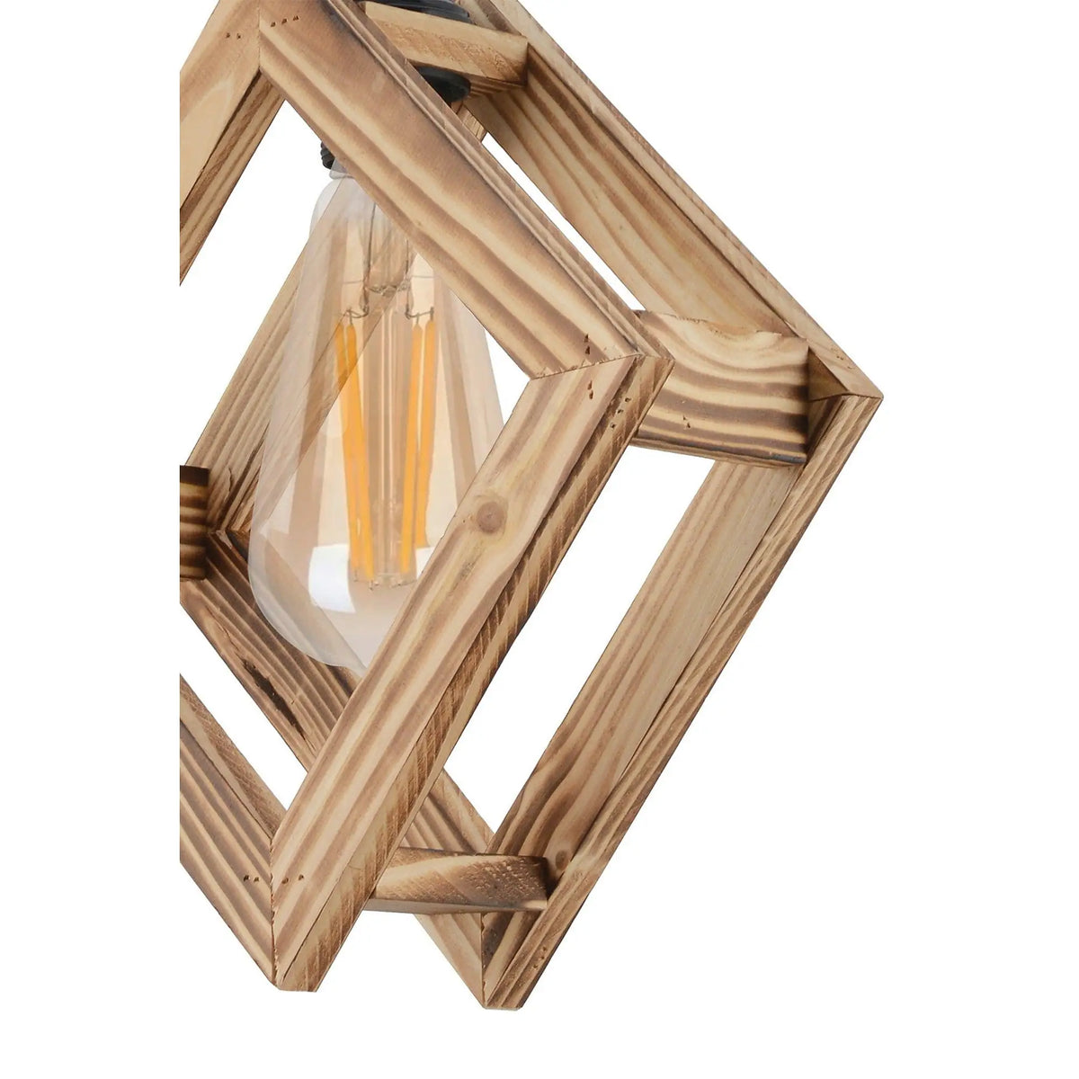 Lustra 390FLH1847, stejar, lemn, 34x78 cm