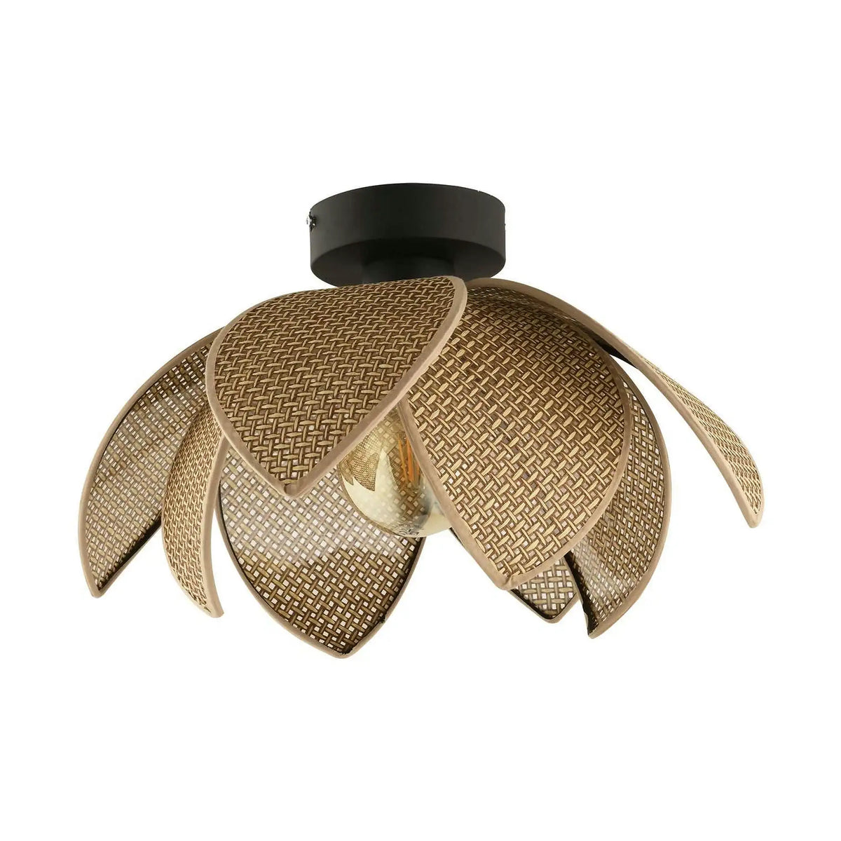Lustră 64888, auriu/negru, metal/PVC, 40x20 cm