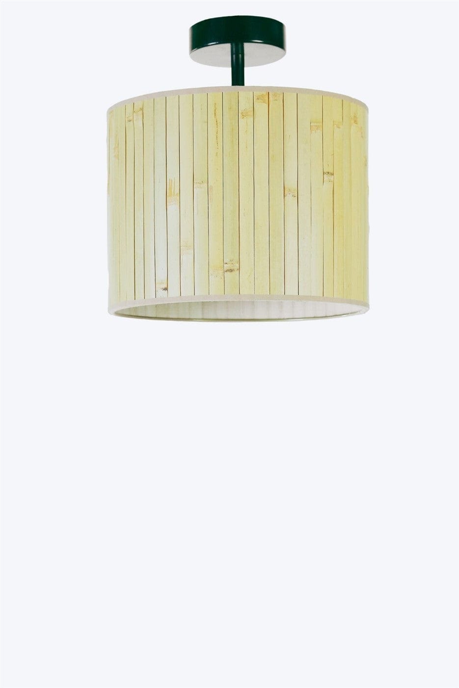 Lustra 846STL5124, bej/negru, lemn/metal, 30x30 cm