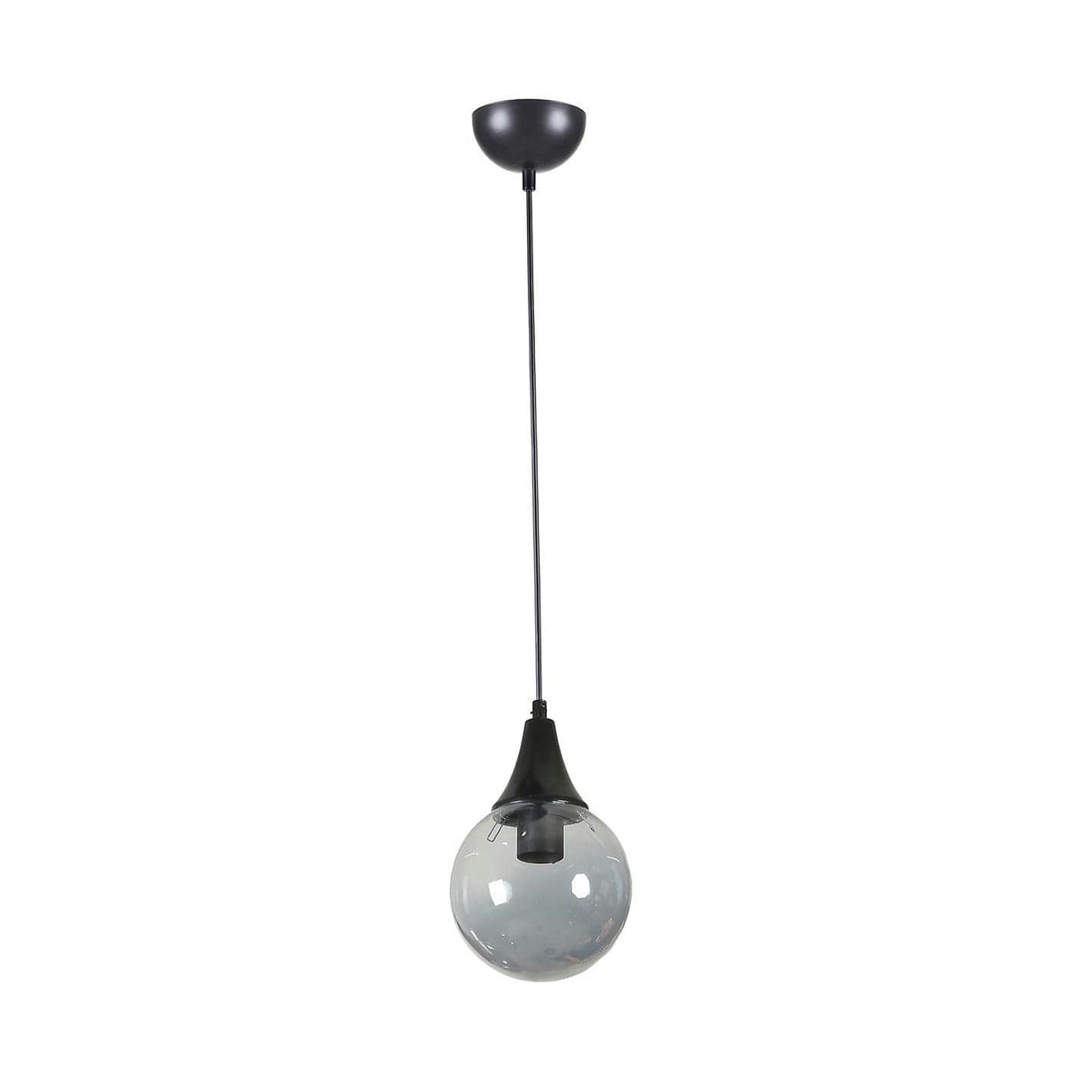Lustra 846STL5231, negru, metal, 15x25x70 cm