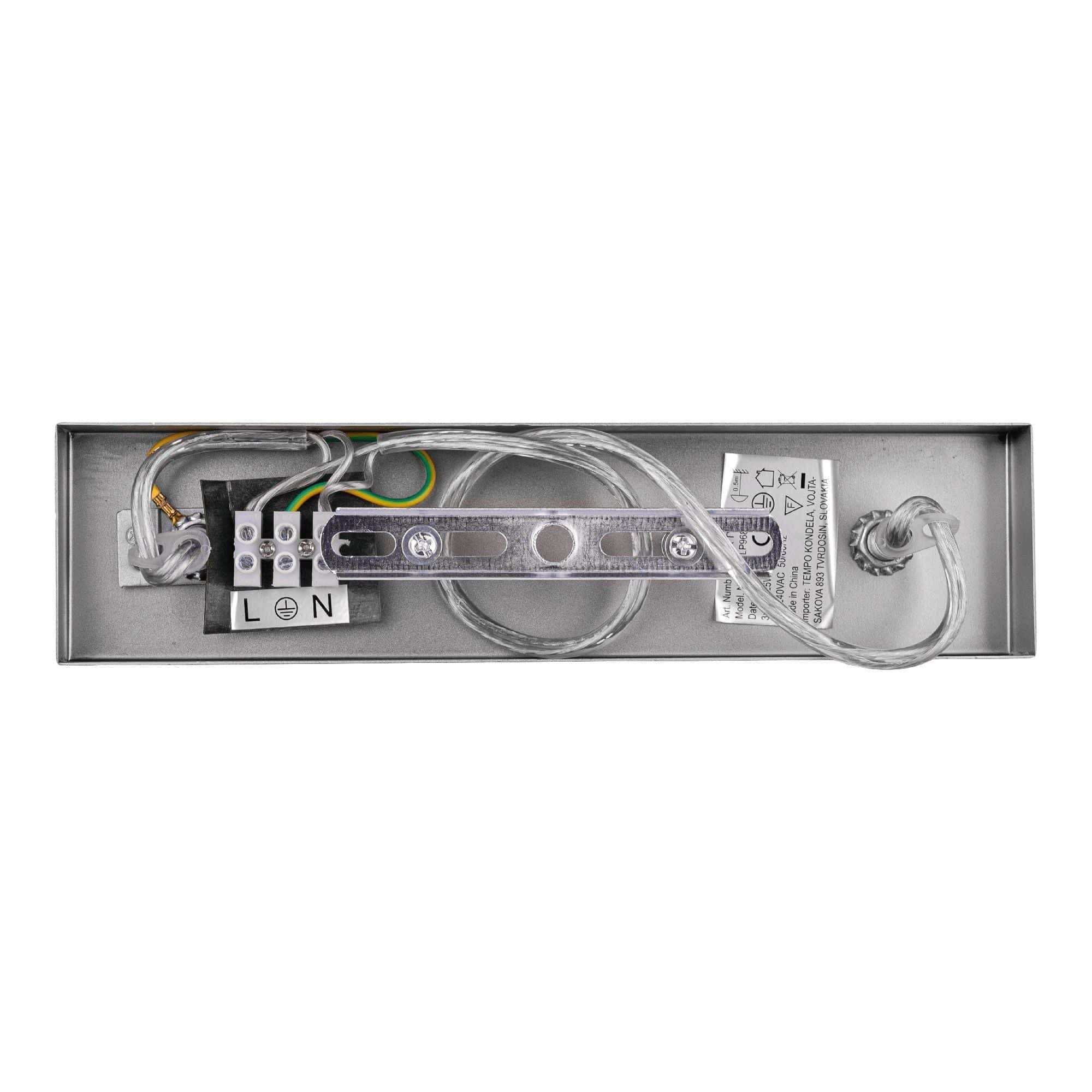 Lustra AVIER TIP 4, crom, metal, 76x11x114 cm