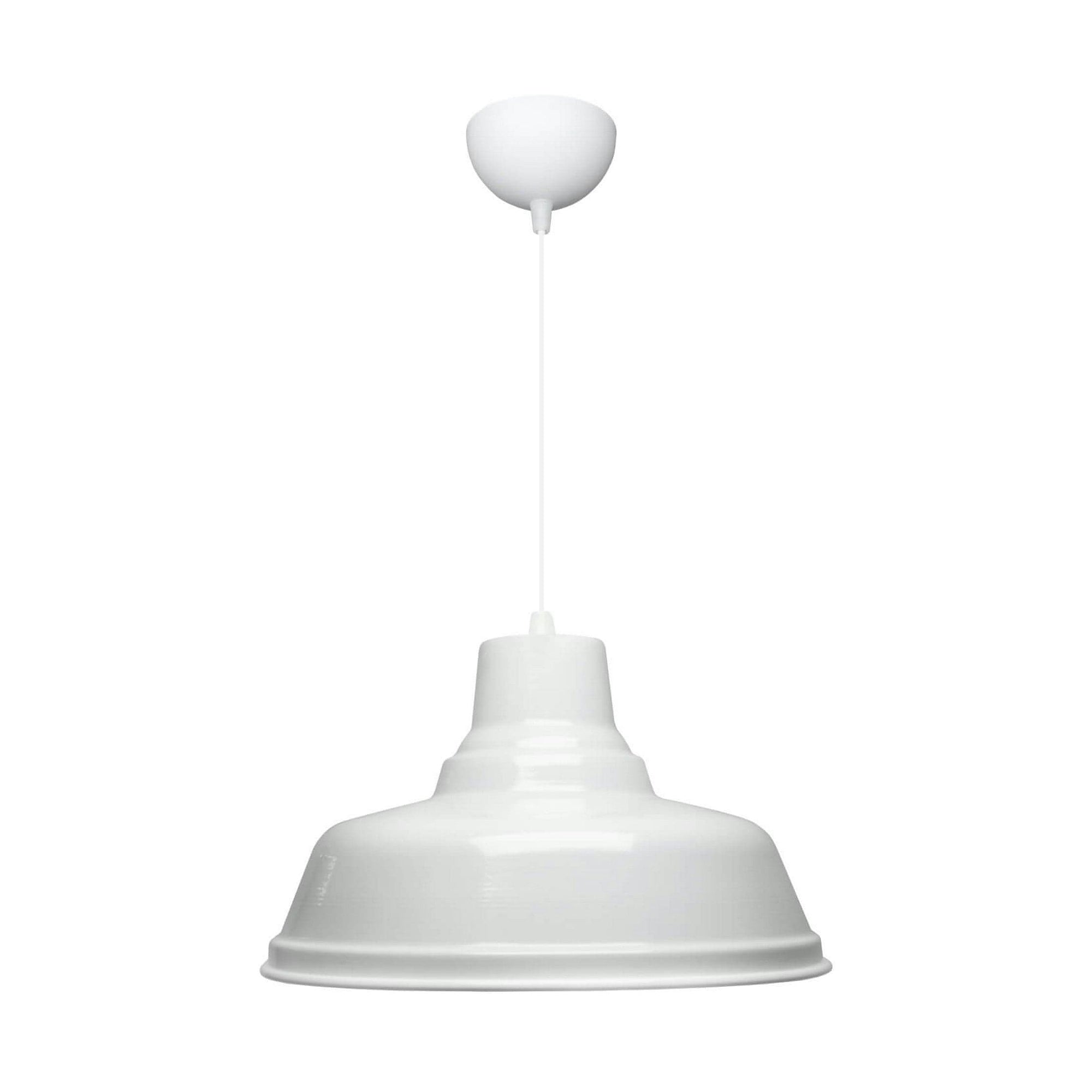 Lustra AYD-3709, alb, metal, 31x100 cm