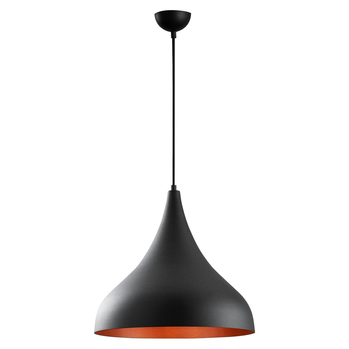 Lustra BERCESTE N-1390, negru, metal, 41x133 cm