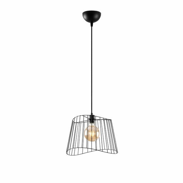 Lustra BYISOO 6340, negru, metal, 40x126 cm