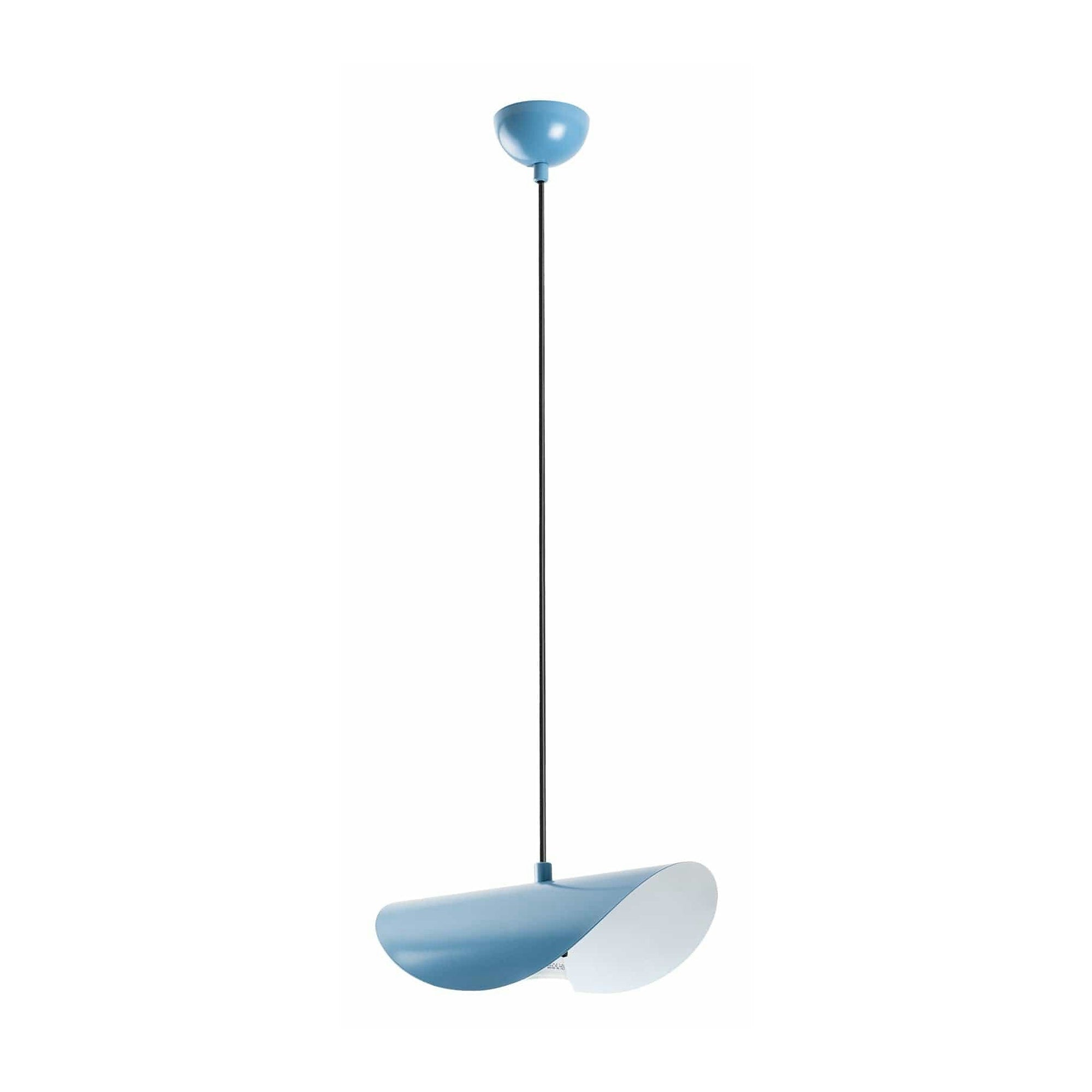 Lustra EGER, albastru, metal, 30x20x17-106 cm