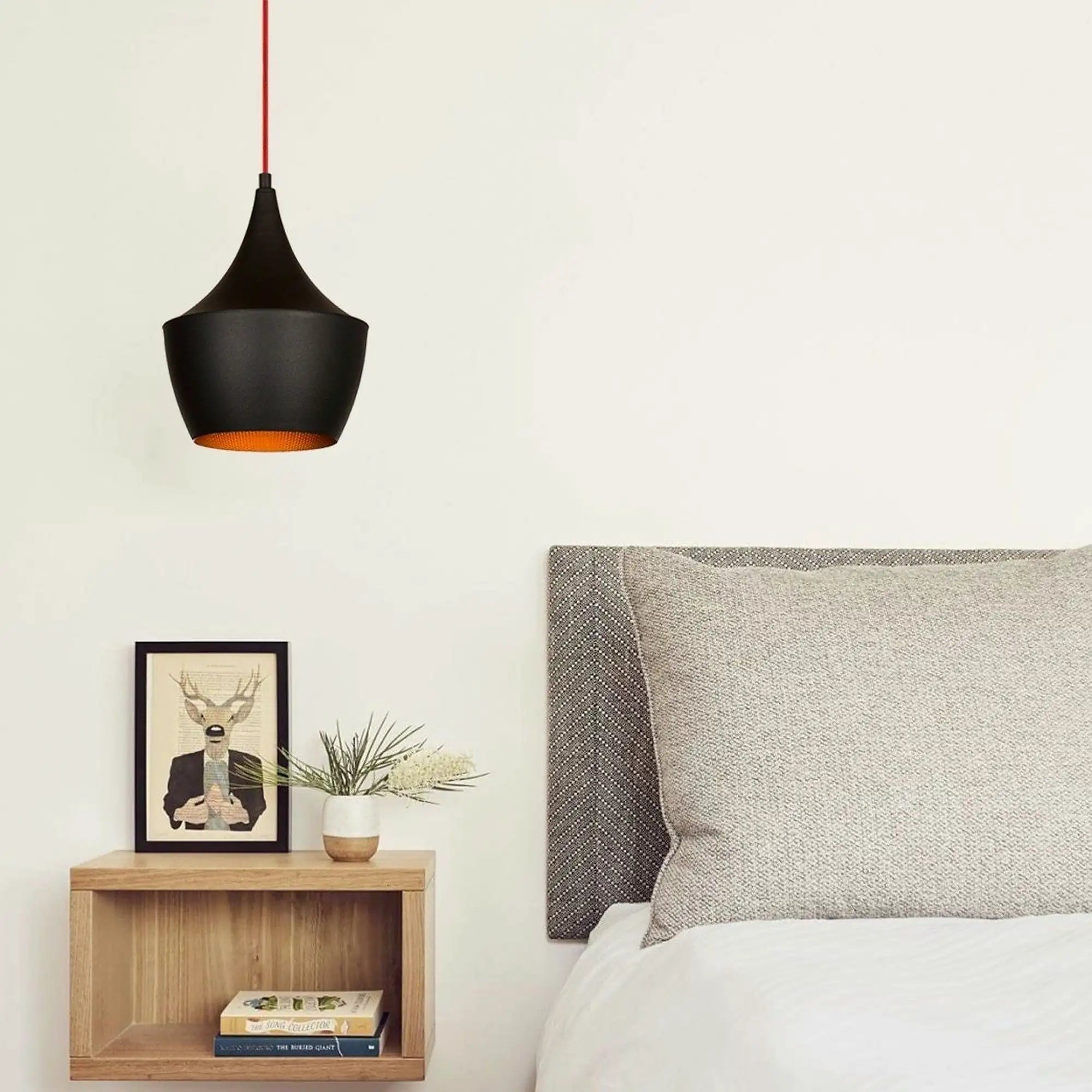 Lustra ELMAS 3551, negru, metal, 23x30-130 cm