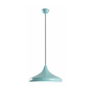 Lustra EYSAN, turcoaz, metal, 35x27-116 cm