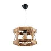 Lustra HEXAGONAL, stejar, lemn, 29x64 cm