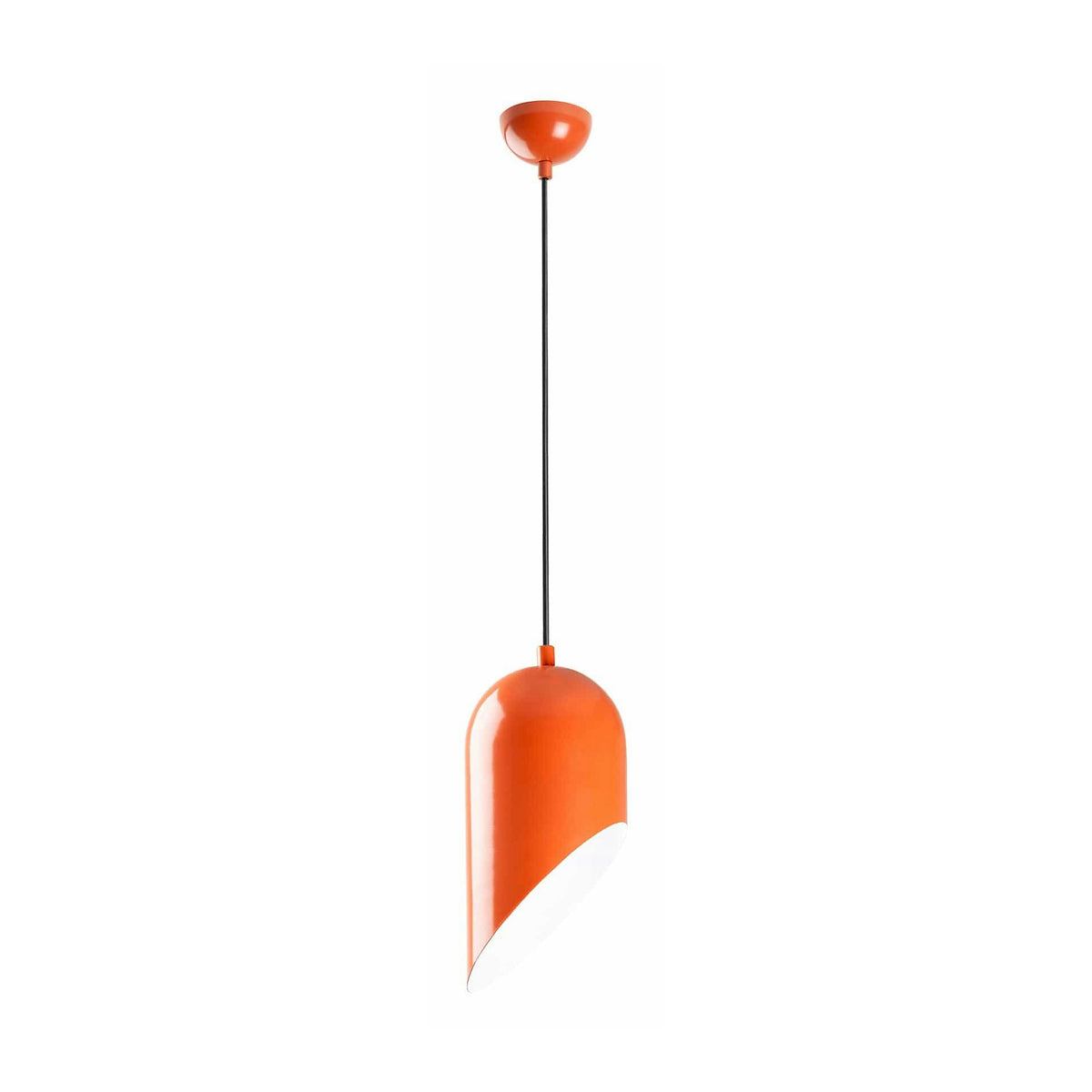 Lustra KESIK, portocaliu, metal, 14x32-121 cm