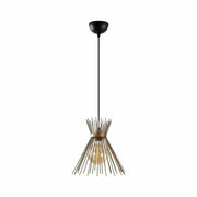 Lustra KIRPI 3082, negru, metal, 34x35-131 cm