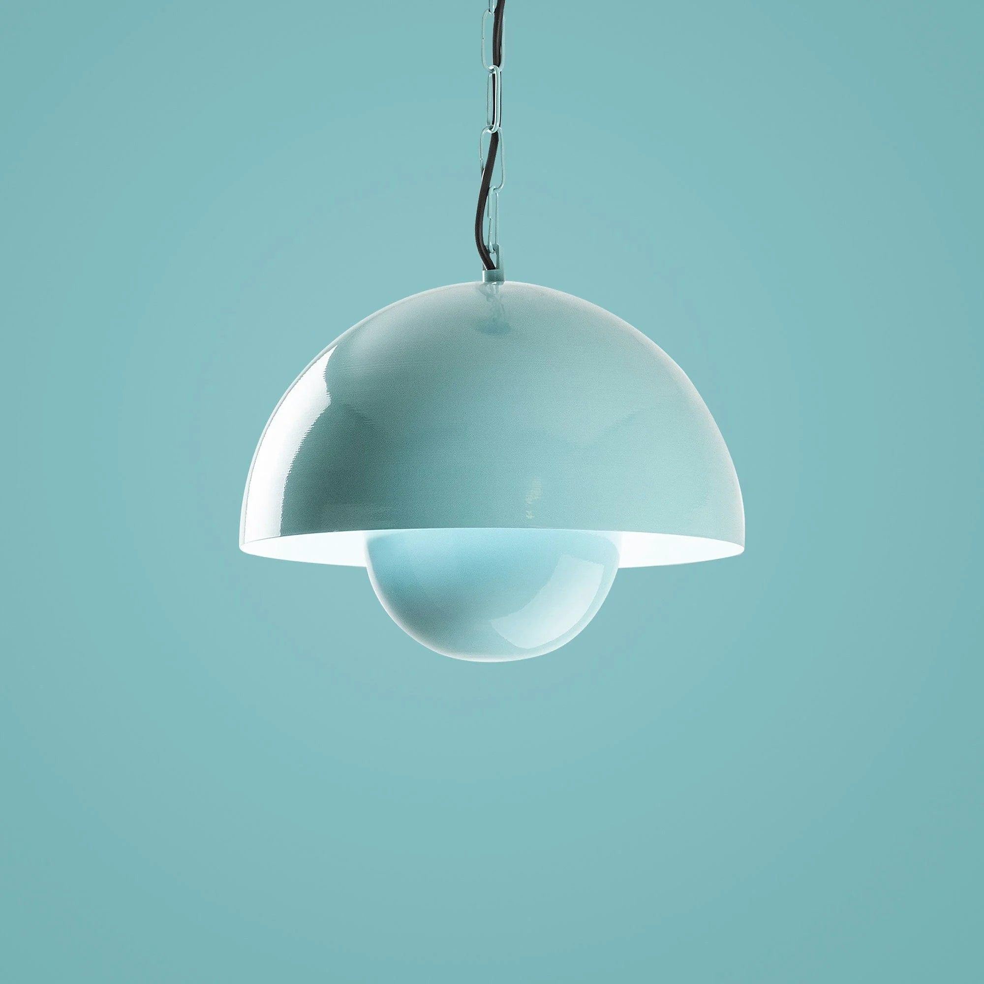 Lustra KURE 2676, turcoaz, metal, 30x70 cm