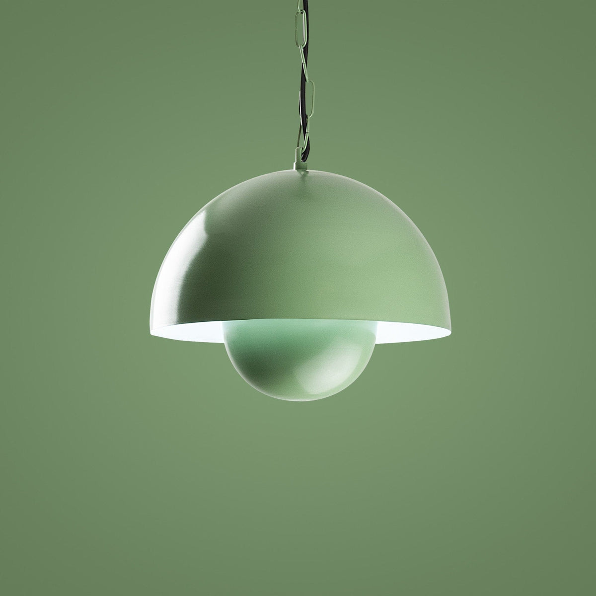 Lustra KURE 2676, verde, metal, 30x70 cm