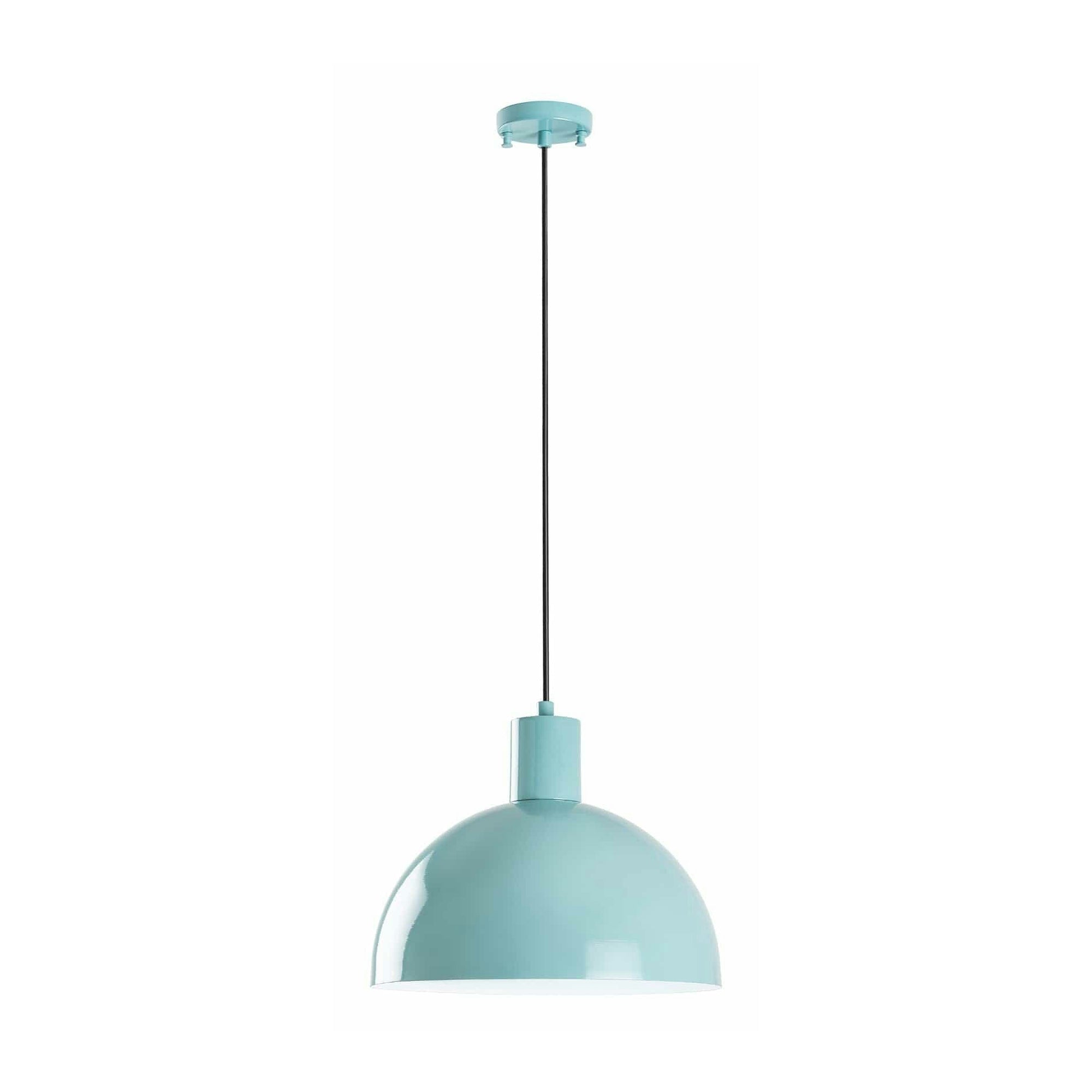 Lustra KURE 993, turcoaz, metal, 30x28-117 cm