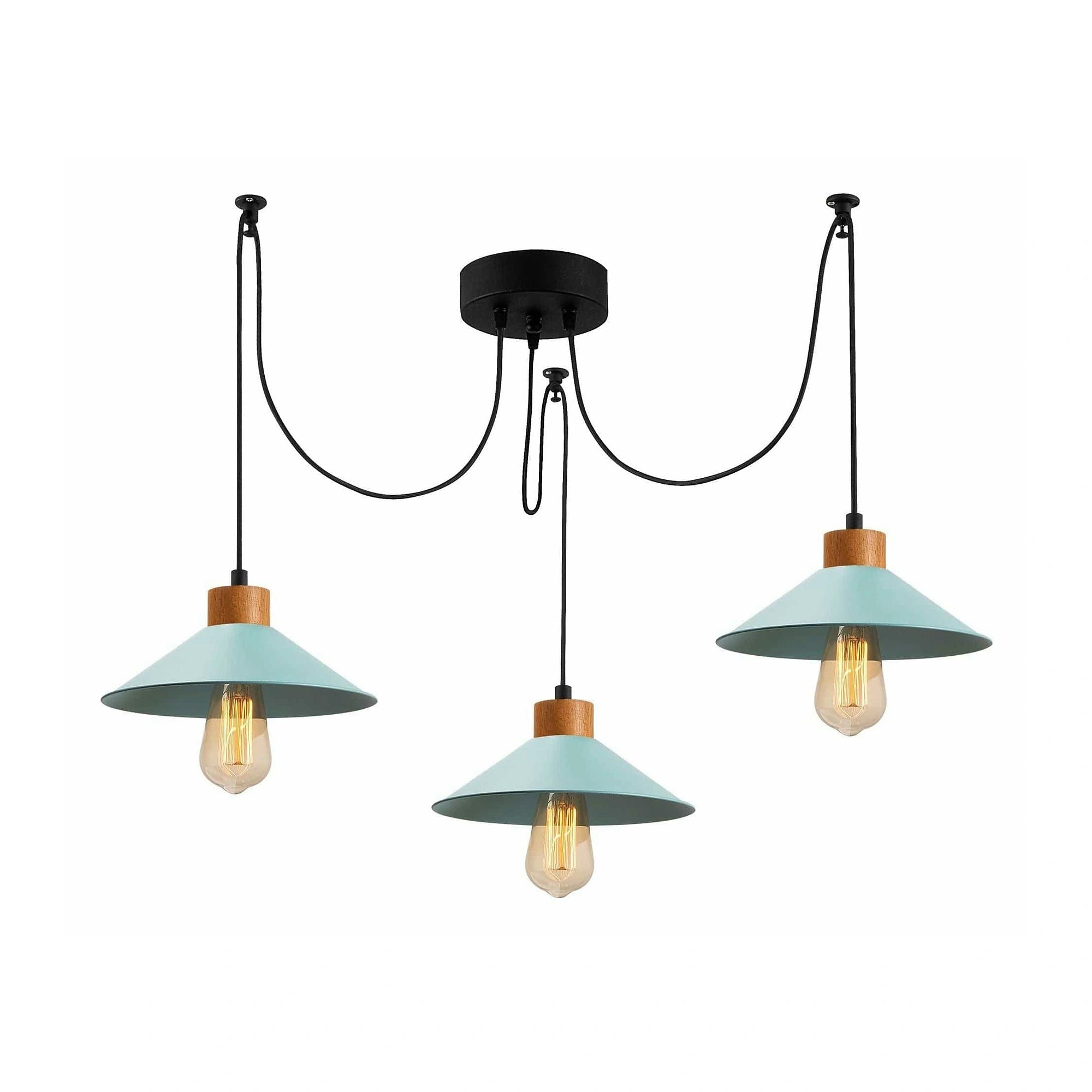 Lustra MANAVGAT N-556, albastru, metal, 114x24x100 cm